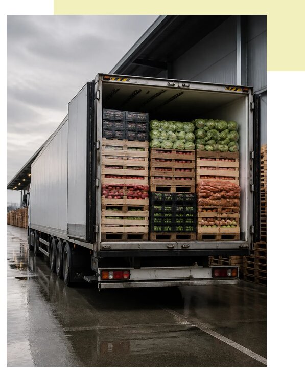 Перевозка плодоовощной продукции в Лиски по цене от 5471 р. | Агросервис-Лск